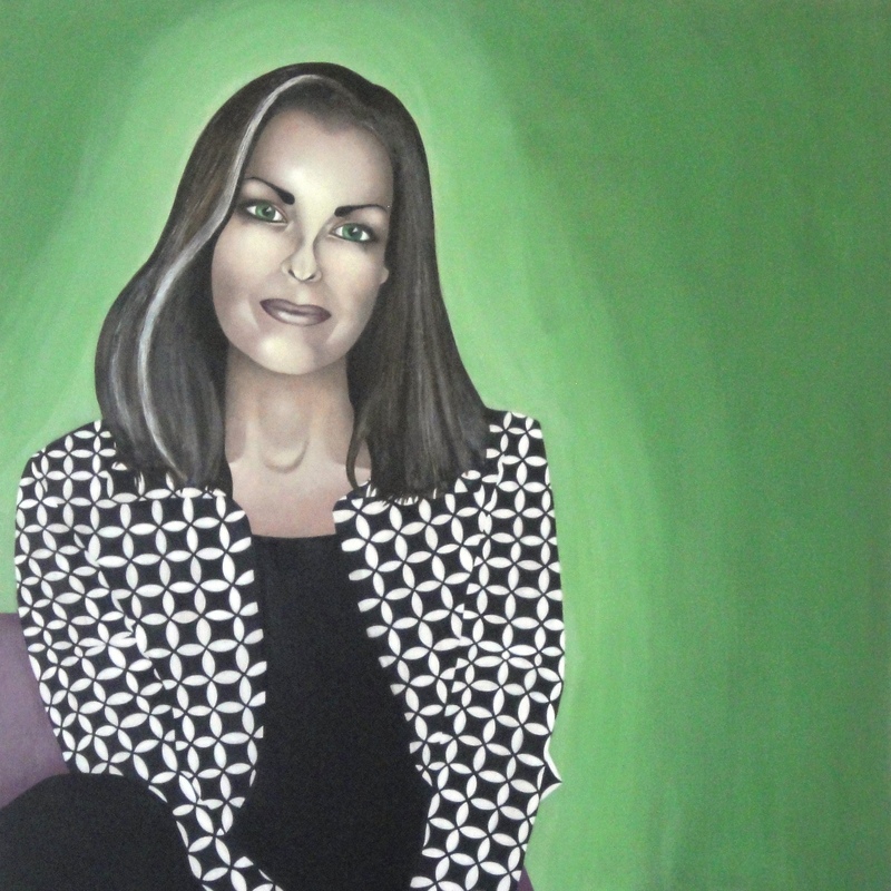 Susan - Acrylic on wood panel.